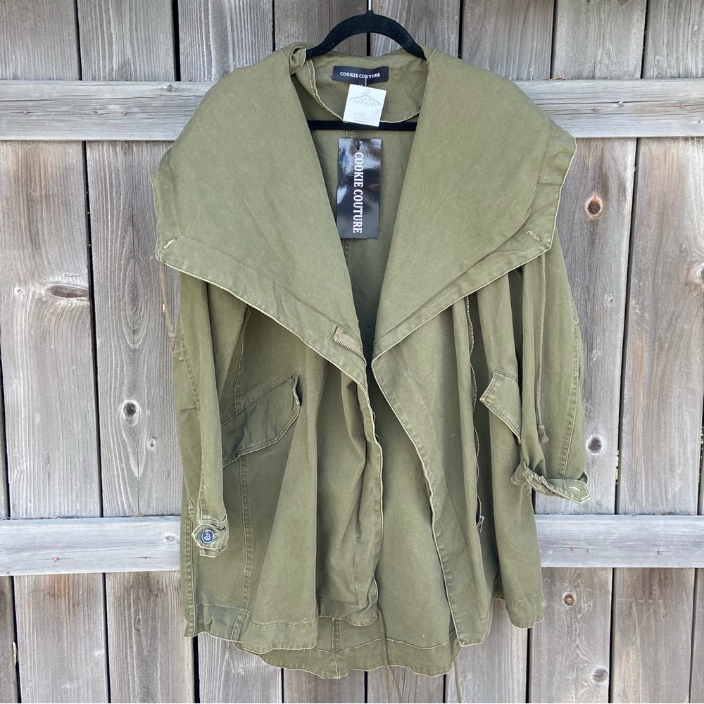 Cookie Courture Army Green Heavy Jacket